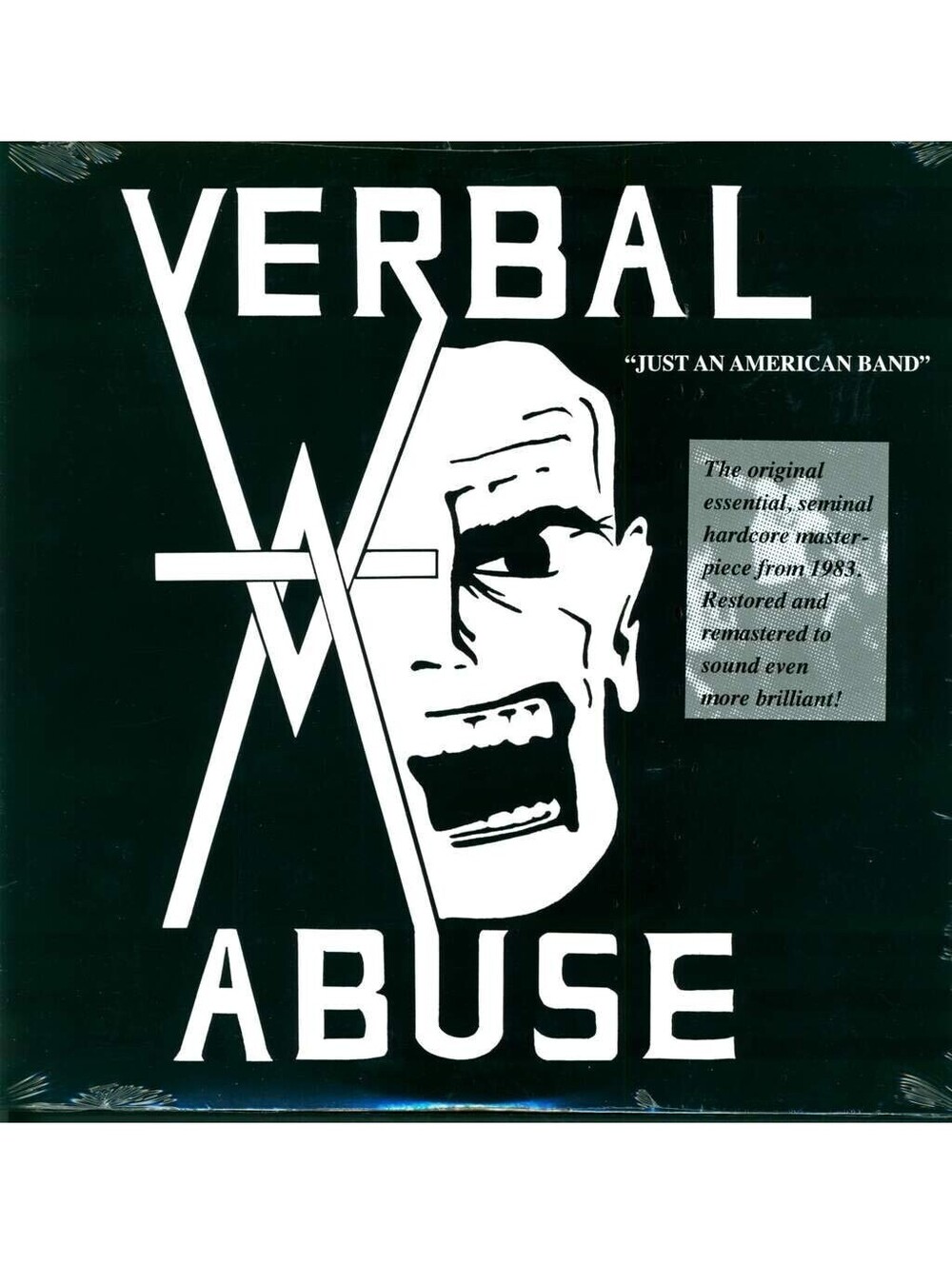 VERBAL ABUSE - JUST AN AMERICAN BAND LP Vinyl Record hardcore punk rock